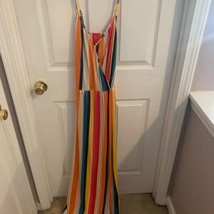 Multicolor Striped Dress